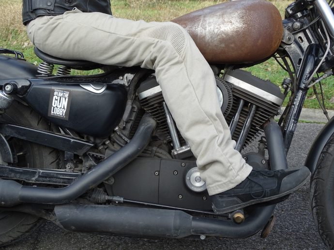 pantalon DXR Chino avec soufflets d'aisance... pour la moto 
