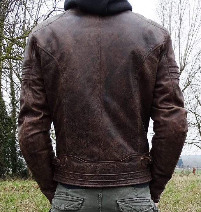 Vue de dos du blouson DXR Adan