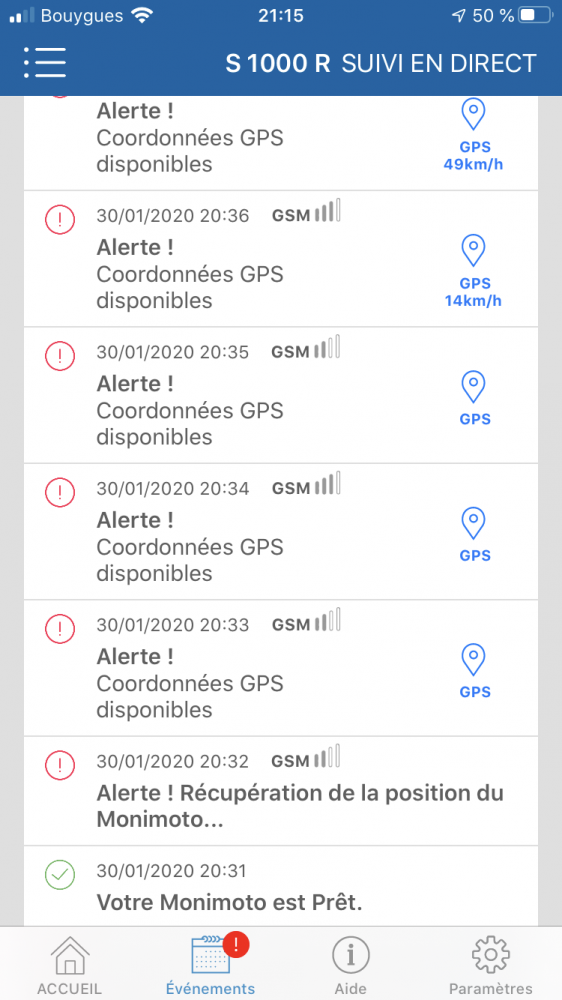 Clé Supplémentaire MoniMoto Tracker GPS Antivol