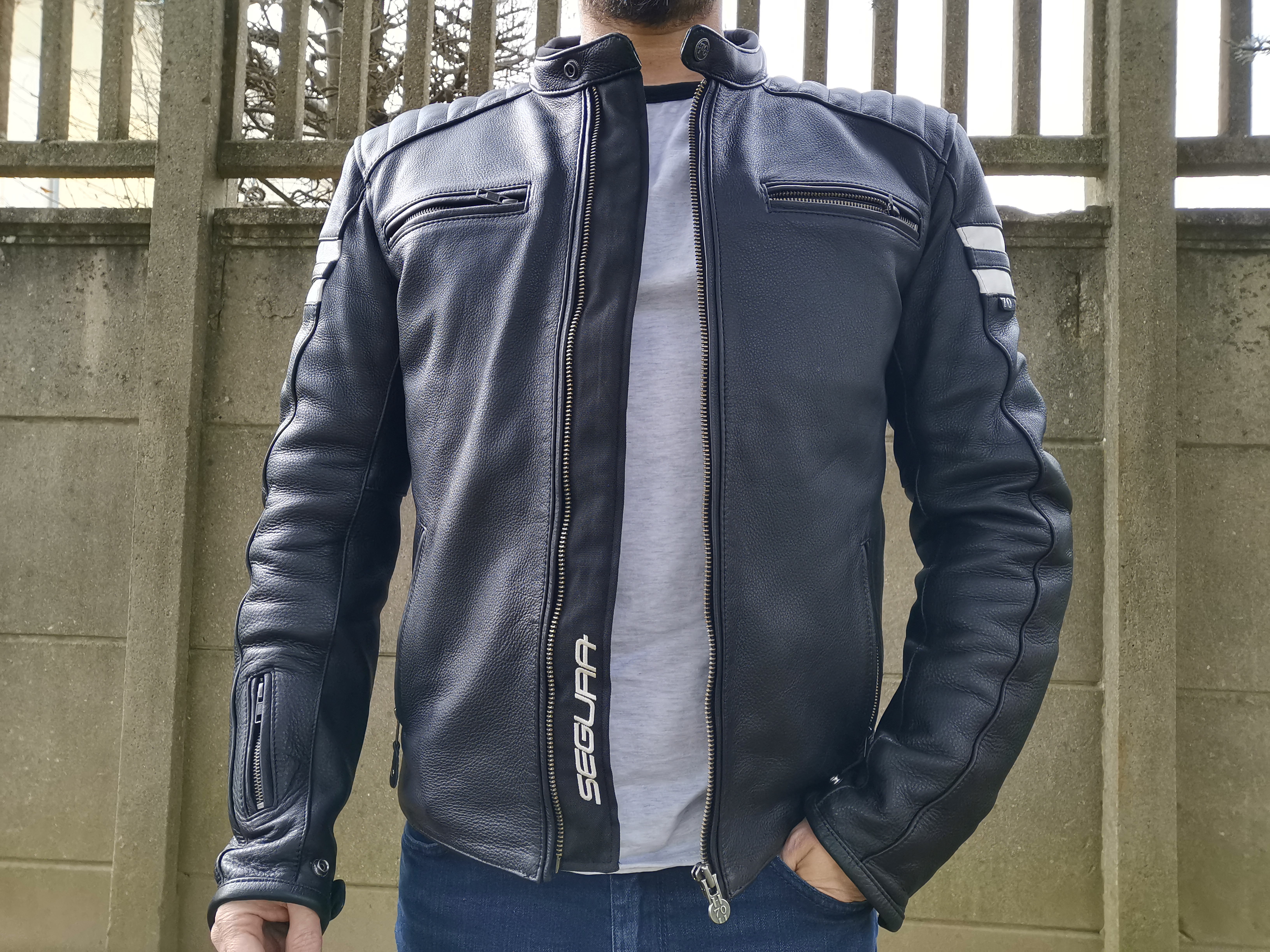 Blouson moto cuir CLASSIC