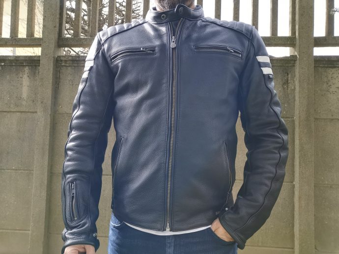 coupe regular pour le blouson de cuir Segura Retro