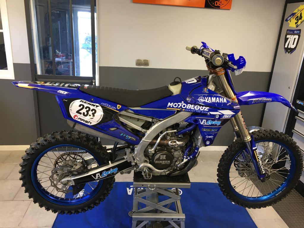 La Yamaha YZF 250 de Julien