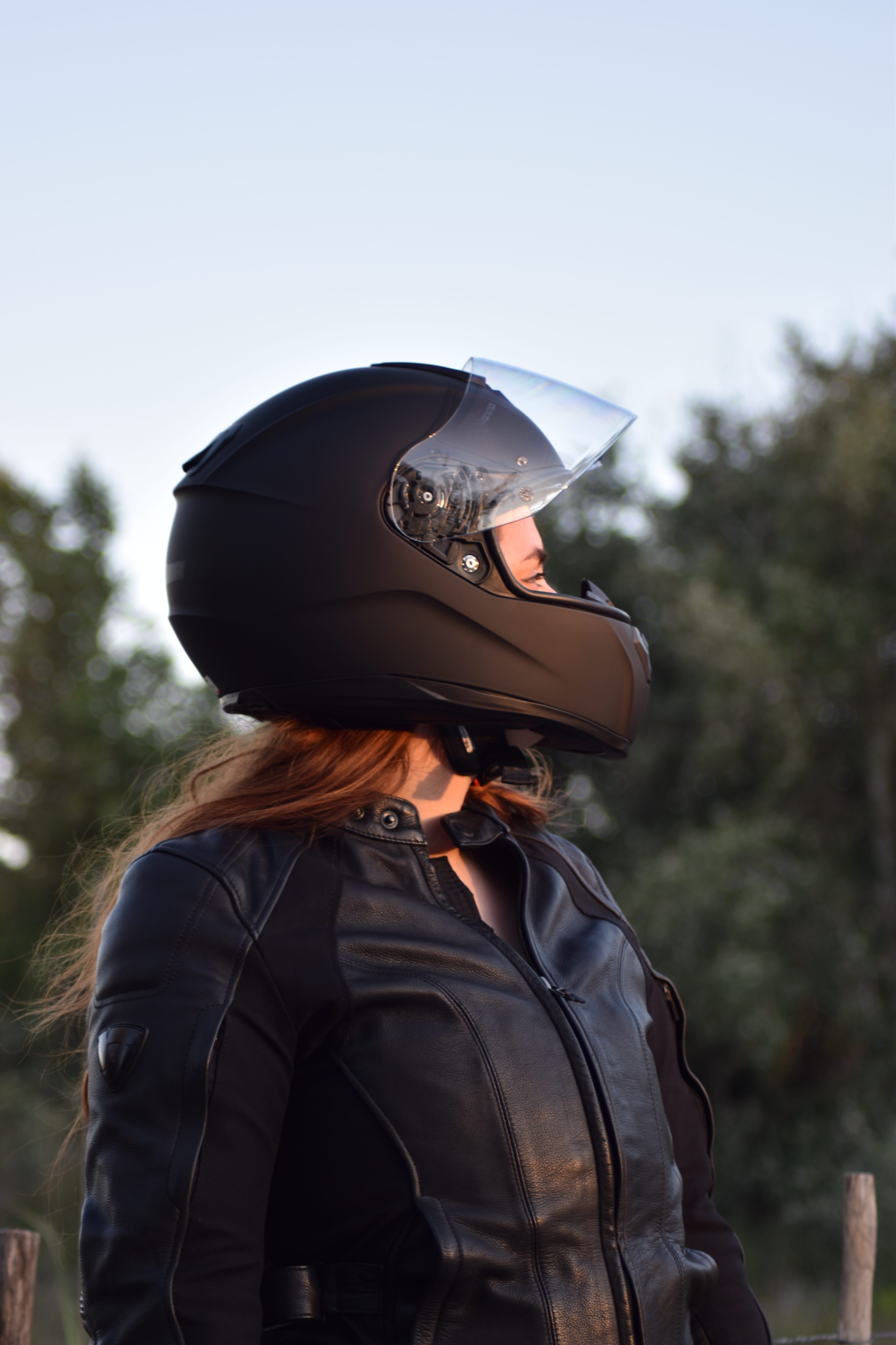 Casque moto été