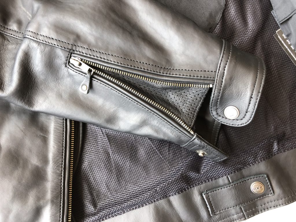 Blouson cuir DXR Zack – Les détails et finitions