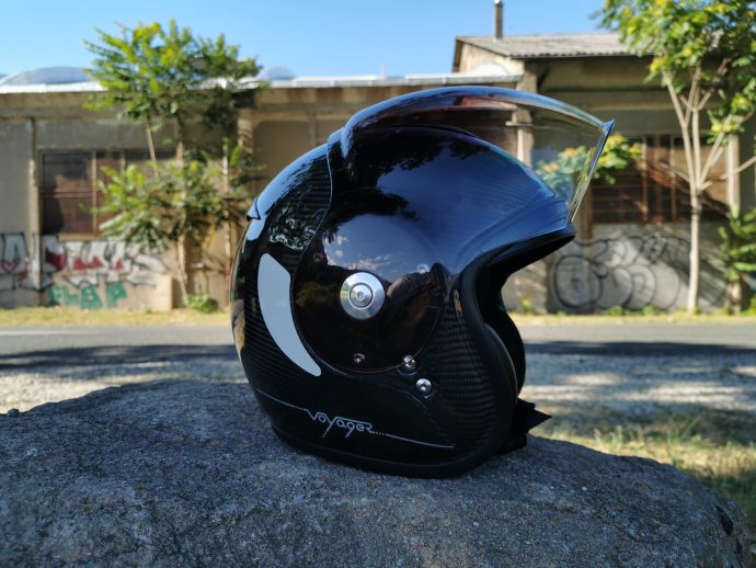 profil du casque jet roof voyager 