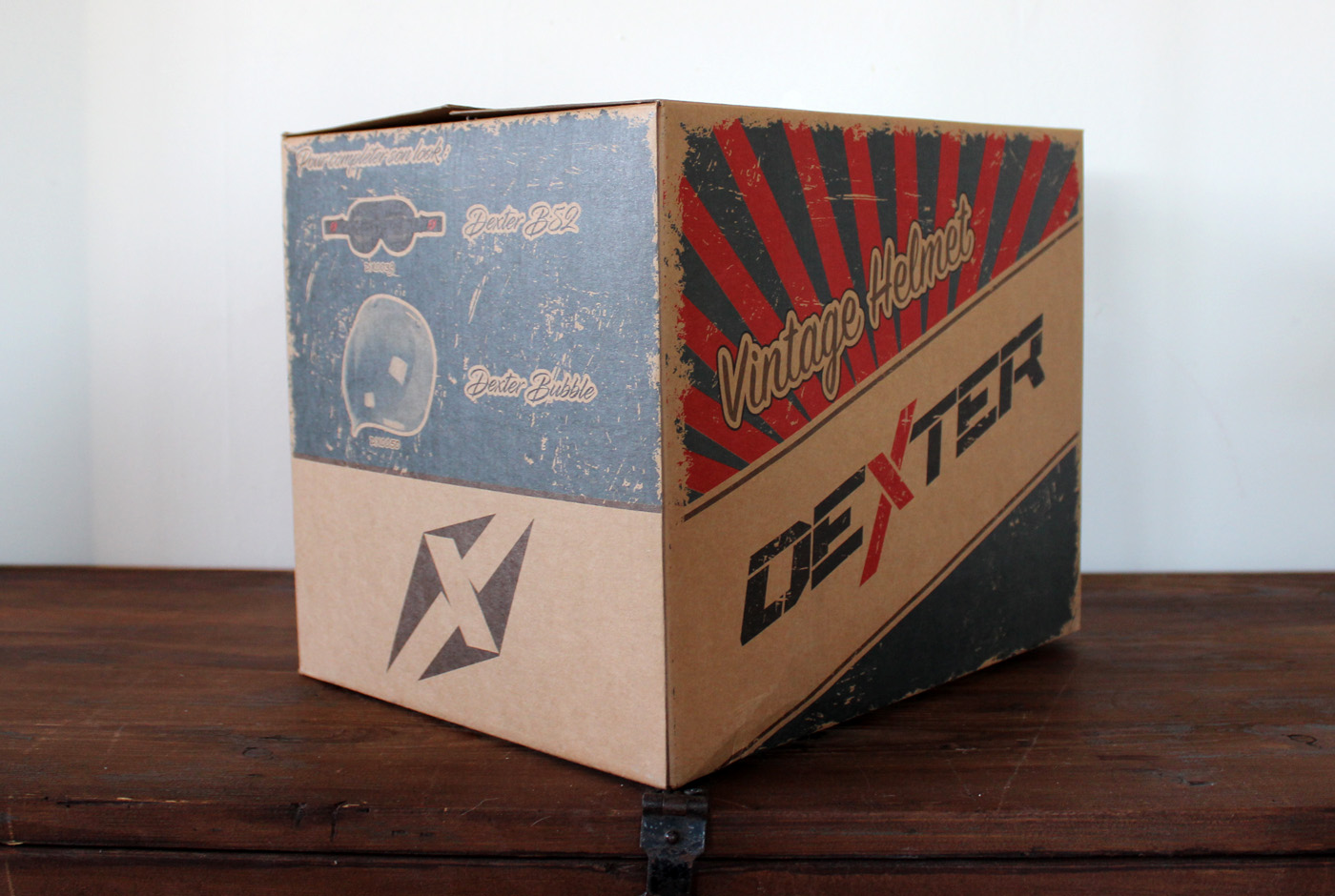 packaging du casque dexter 