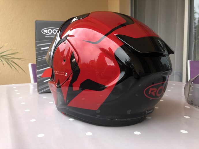 casque intégral Roof RO200 avec déco Troyan