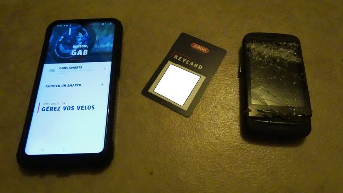 keycard disponible avec le bloque-disque Abus