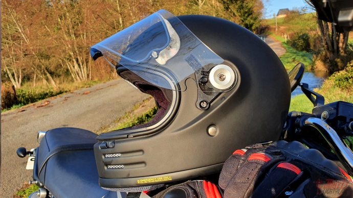 casque shoei Glamster livré avec lentille Pinlock 