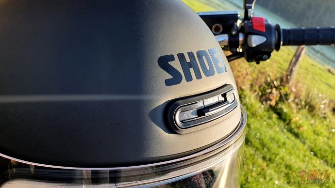 ventilation haute du casque Shoei Glamster