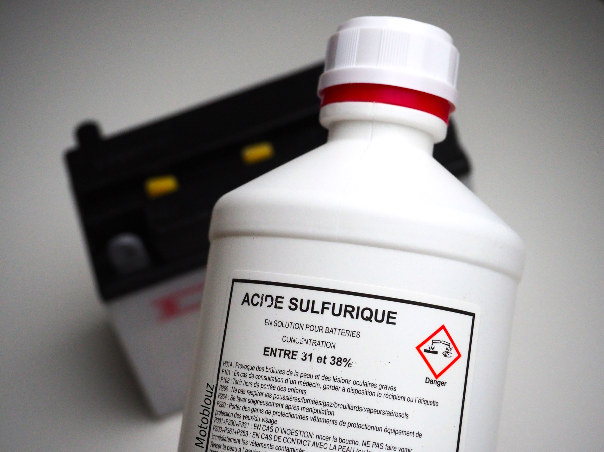 Acide sulfurique batterie - Mr.Bricolage