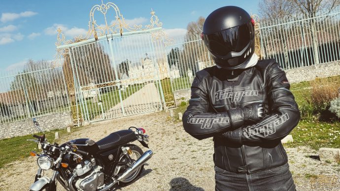 Blouson de moto Cuir Furgan - Équipement moto