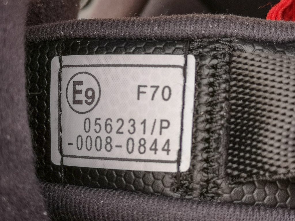 HJC F70 – homologation