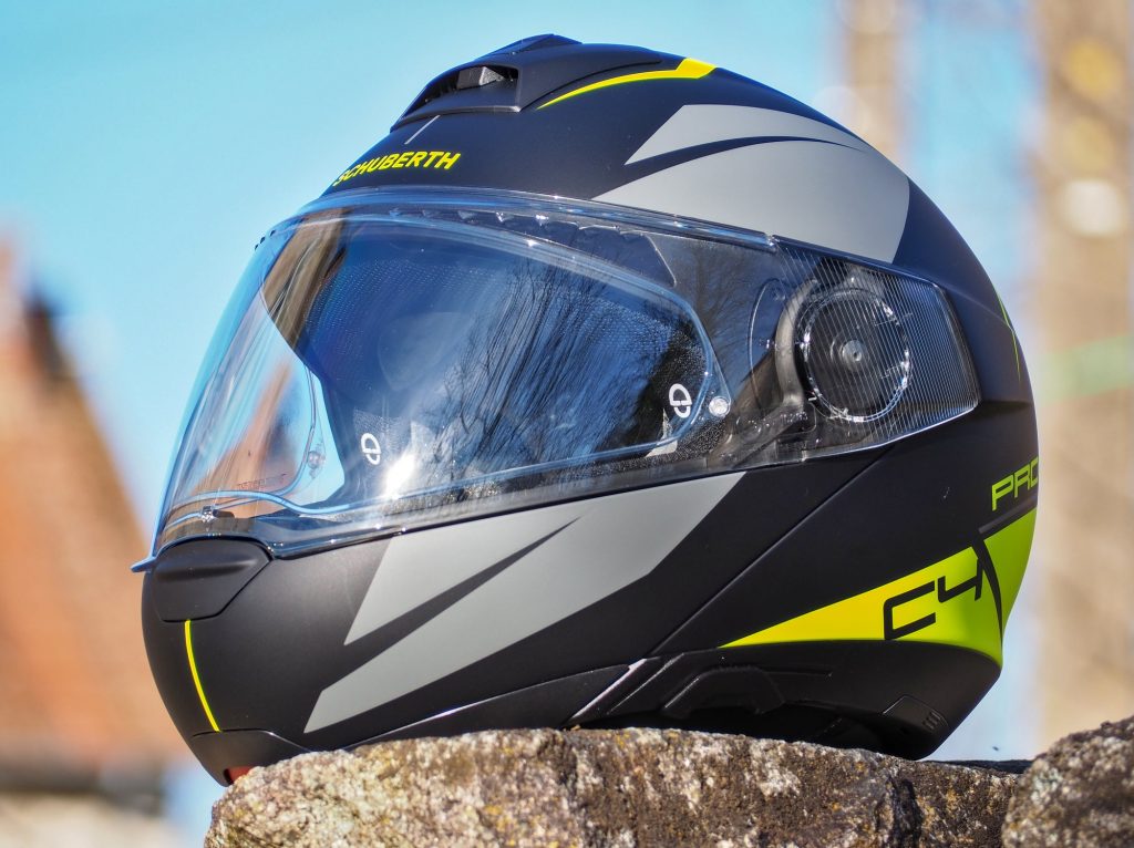 Détail de finition Schuberth C4 Pro