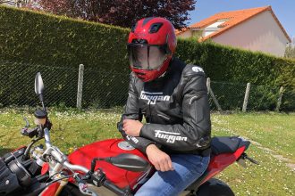 essai du blouson Furygan Raptor Evo 2 au look très racé