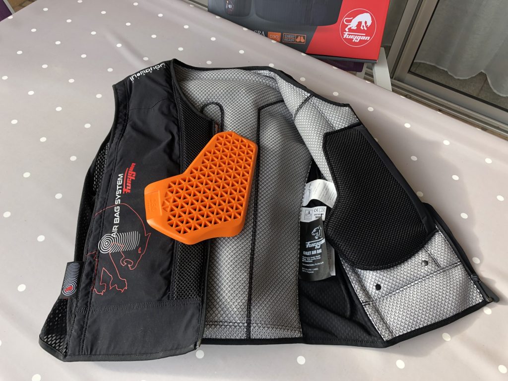 Furygan Fury Airbag System – La poche pour loger les protections pectorales en D3O