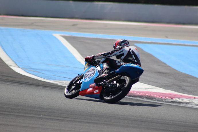 Léo Mingret sur Honda RS 125