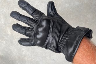 essai des gants Helstons en cuir Vitesse Pro