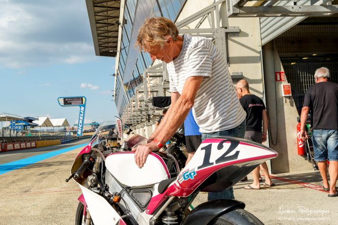 Pierre Guyonnet sur Honda 125 RS 