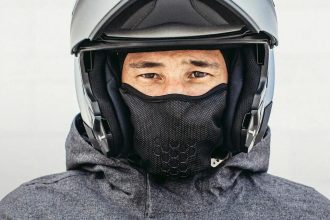 Cagoule respirante pour Moto, masque facial