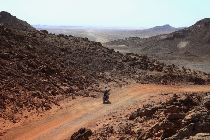 passage de col lors du Trophée Roses des Sables 2021