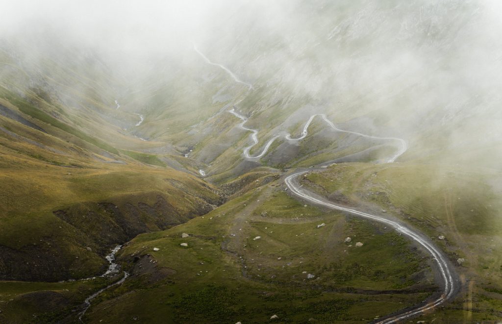 por las montañas del Cáucaso