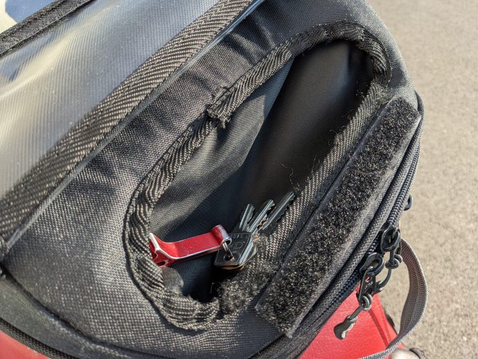  Bagster, Sacoche de réservoir moto Boltt, XSR100 Noir Taille  Unique