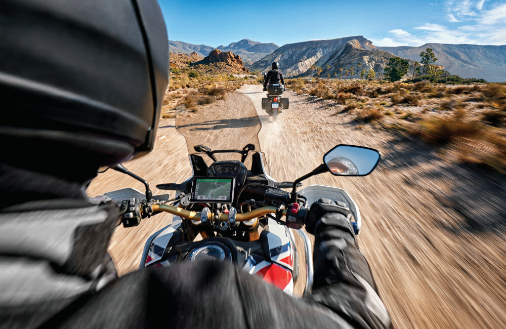 GPS moto trail adventure