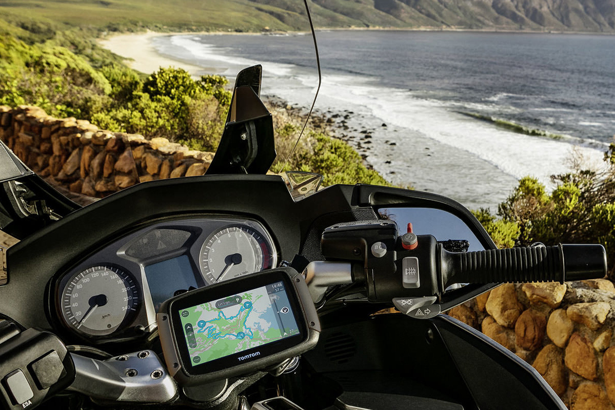 GPS moto route