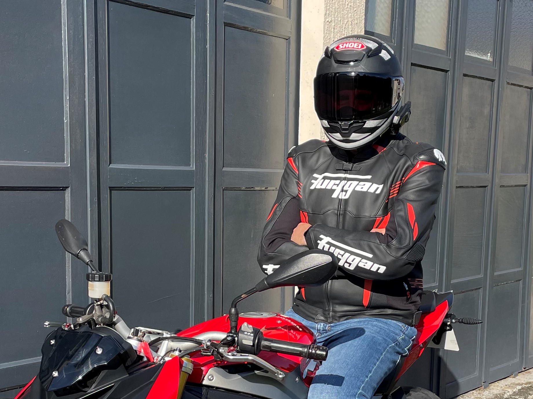 Blouson Furygan Pro One, testé et validé par Thibaud, client Motoblouz