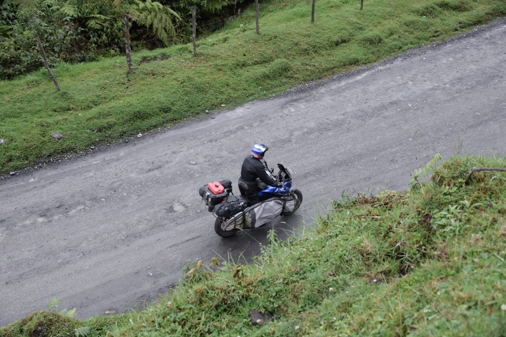 humidité et pluie à moto