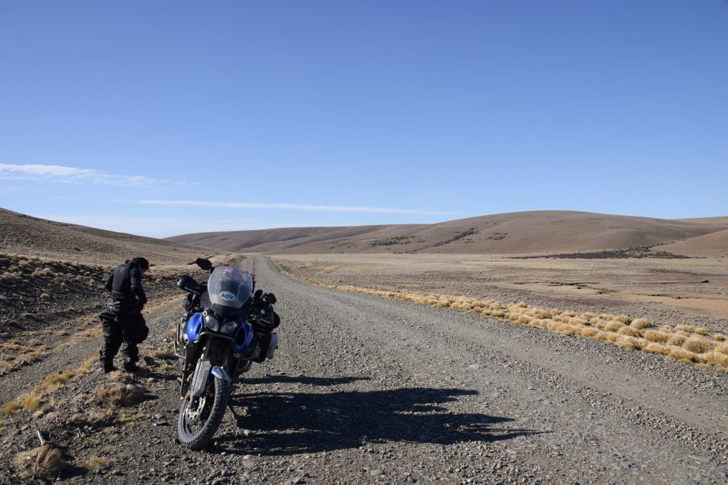 faire de la moto avec du vent