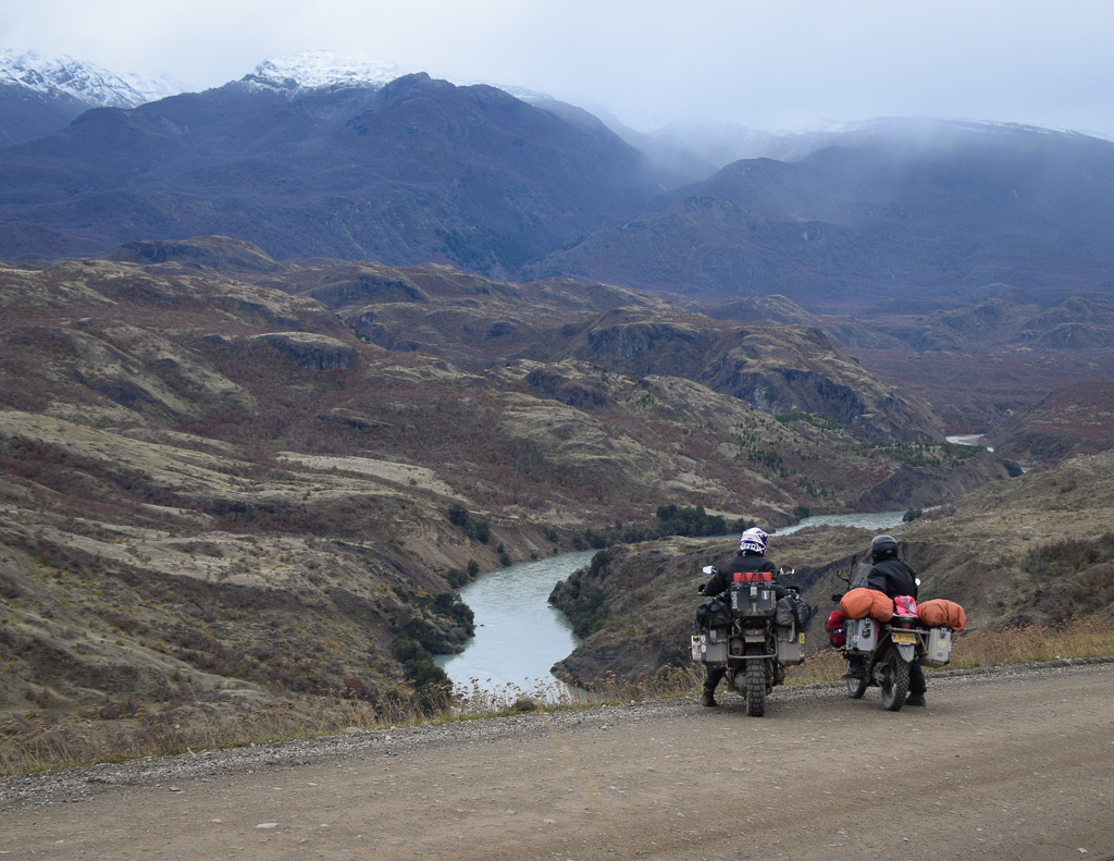 voyager à moto en Patagonie, et sous la pluie !