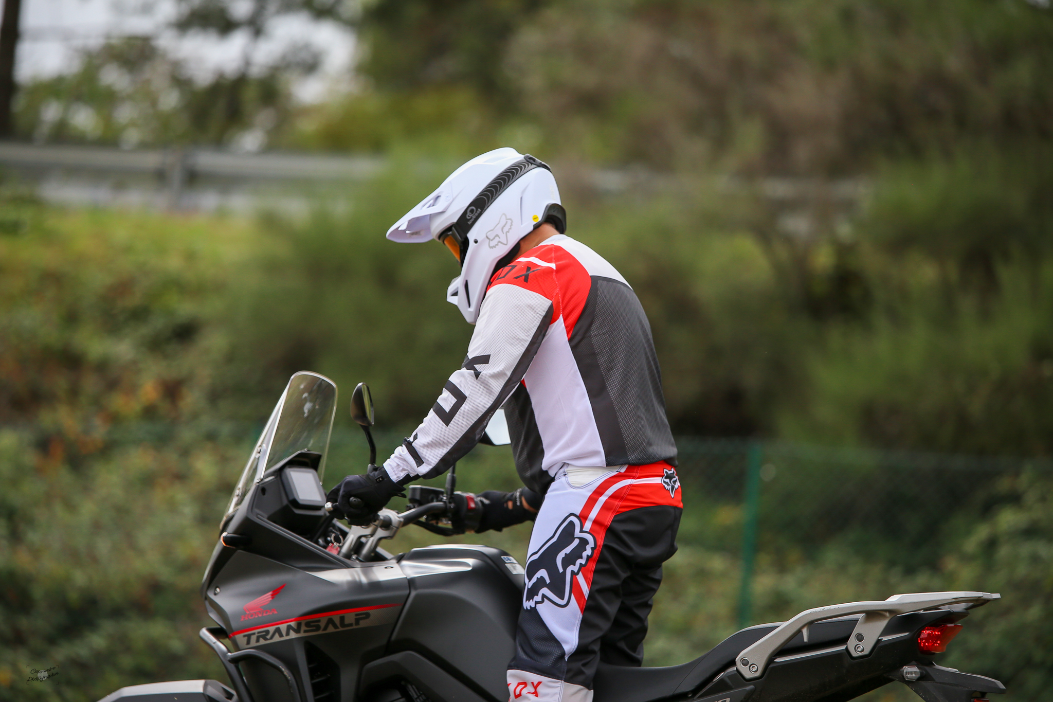 conditions d'essai du casque fox : transpirer ! 