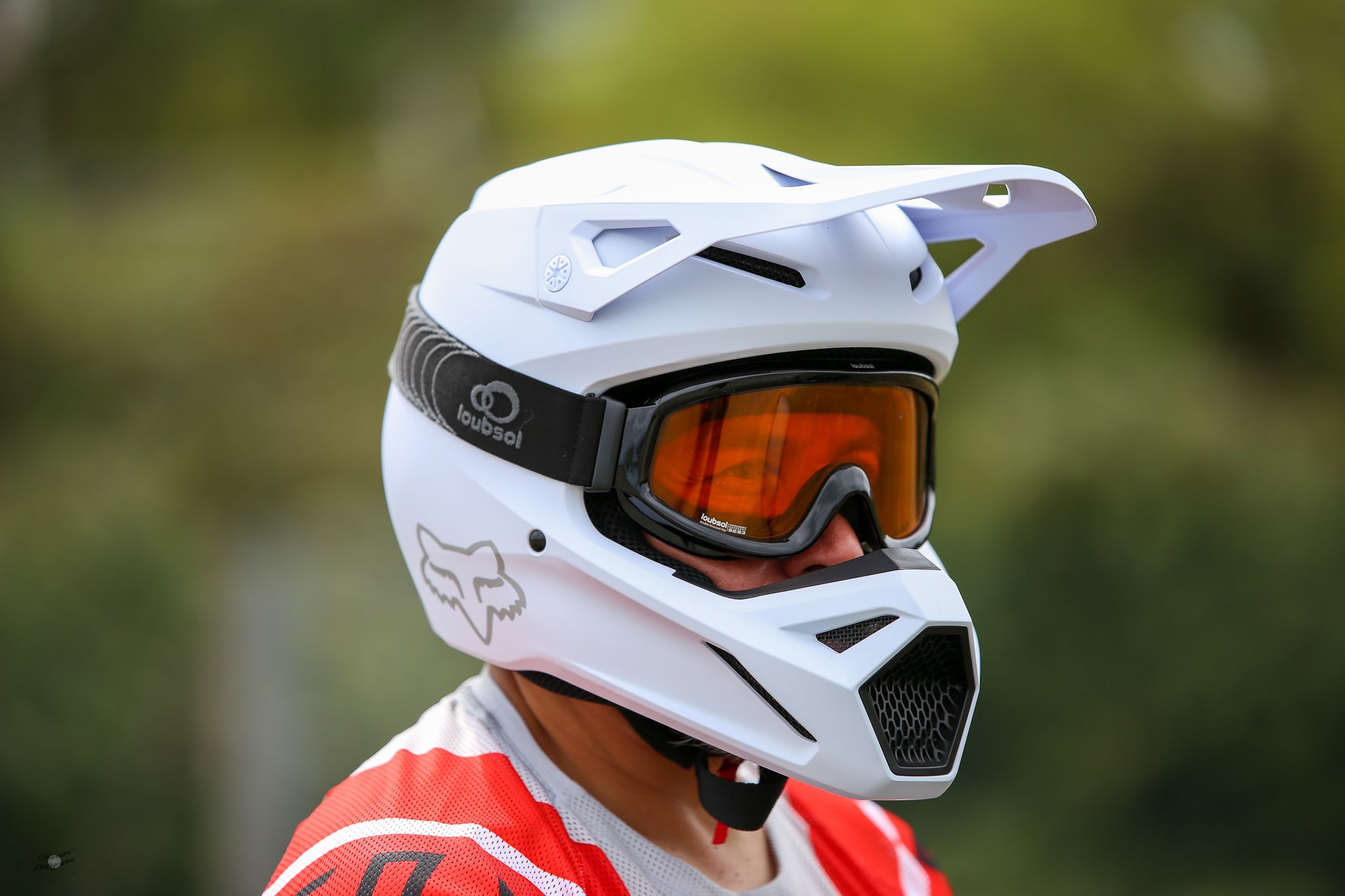 utilisation du casque fox v1 solid sur terrain