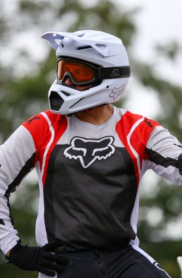 essai du casque fox V1 Solid