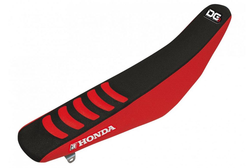 Housse de selle noir rouge Honda de chez Blackbird