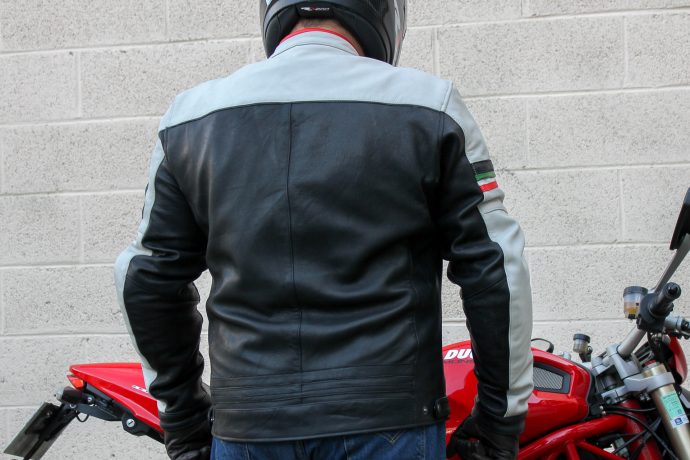 le blouson DXR Patriot vue de dos