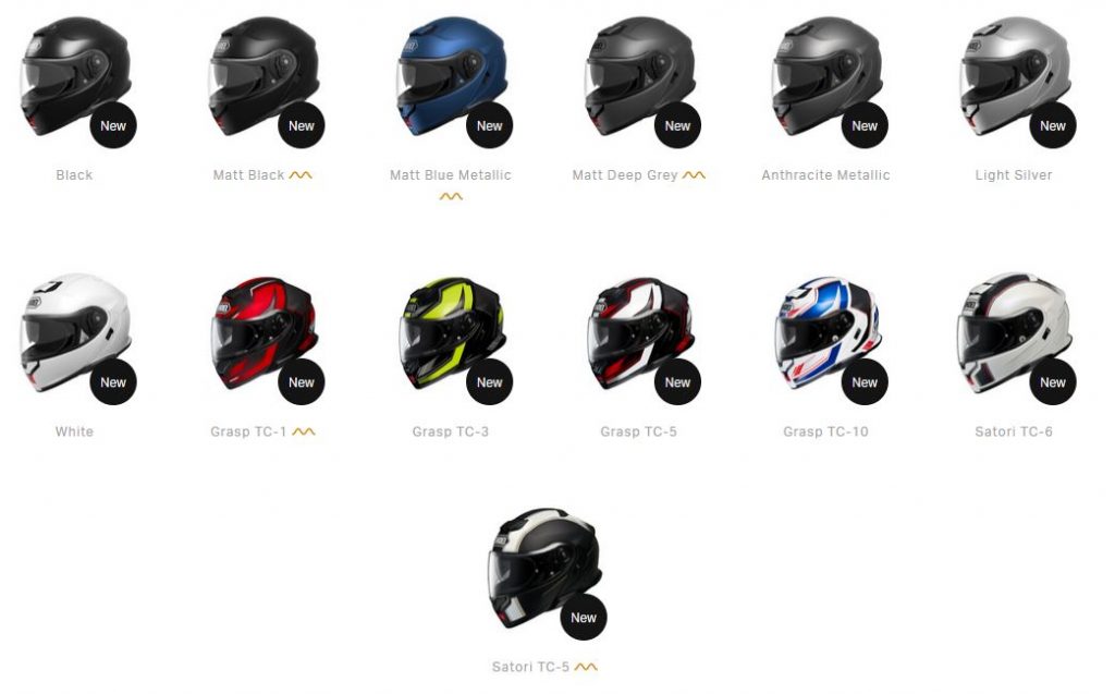 SHOEI Neotec 3 – Tous les coloris disponibles au lancement