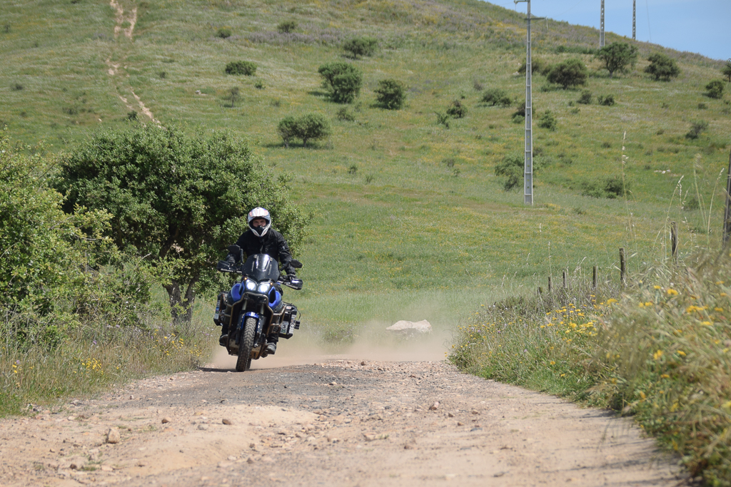 piste off road Portugal moto