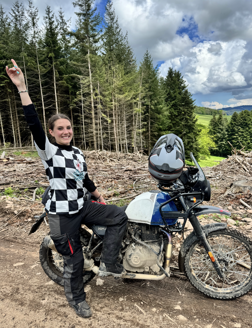 Alyson découvre l'off-road lors de ce stage !