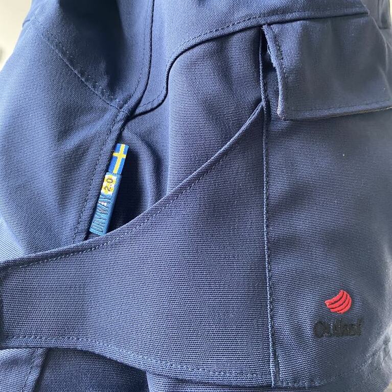 Zoom sur la matière de la veste Halvarssons Gruven