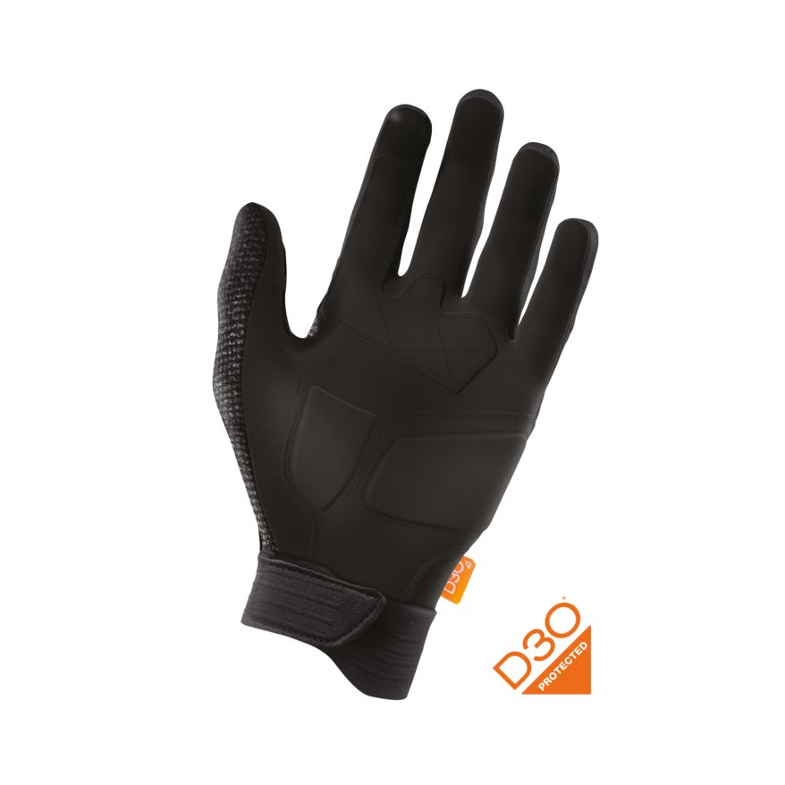 Vu côté paume des gants Shot GUARD D3O