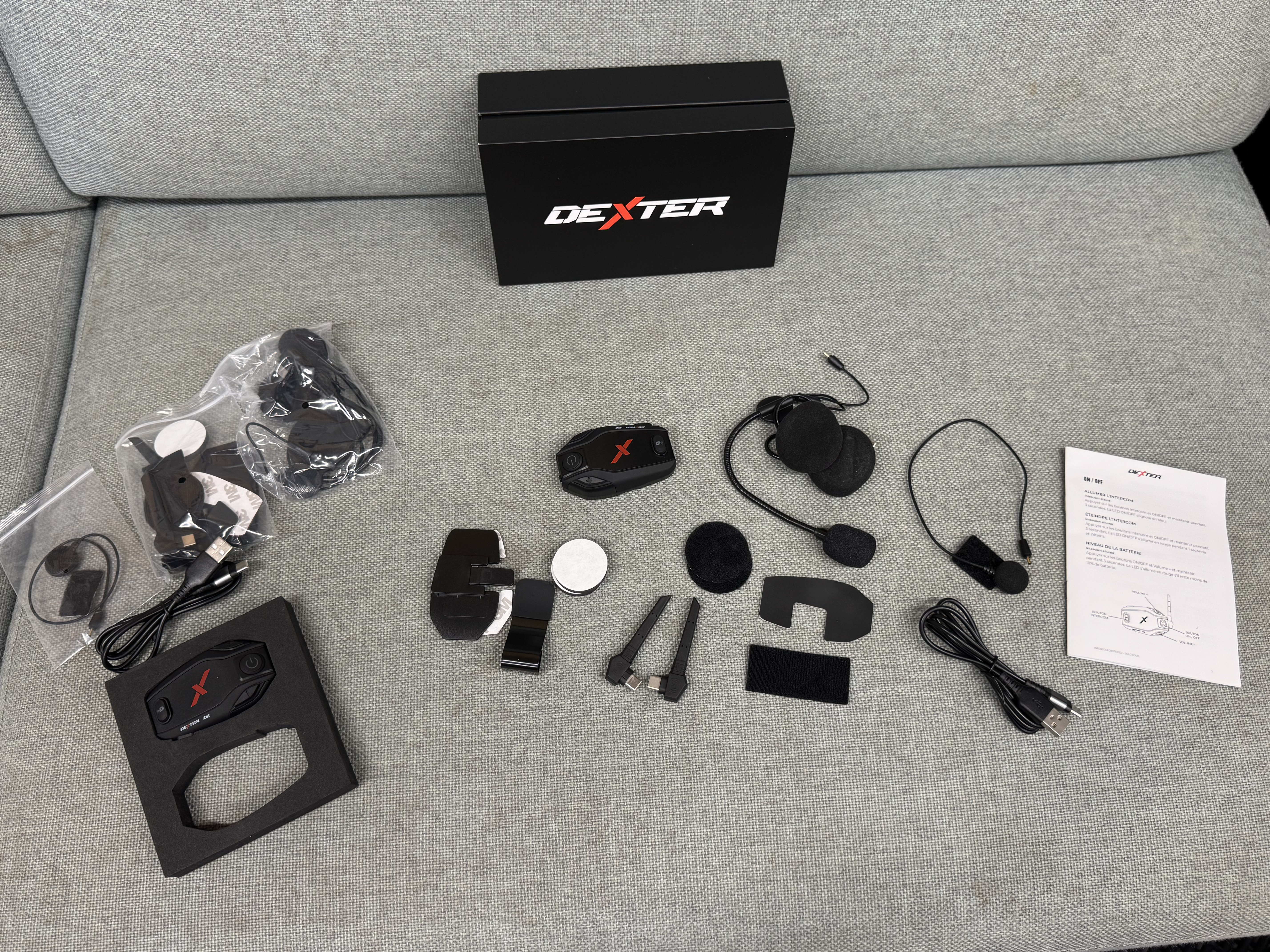contenu intercom dexter D2