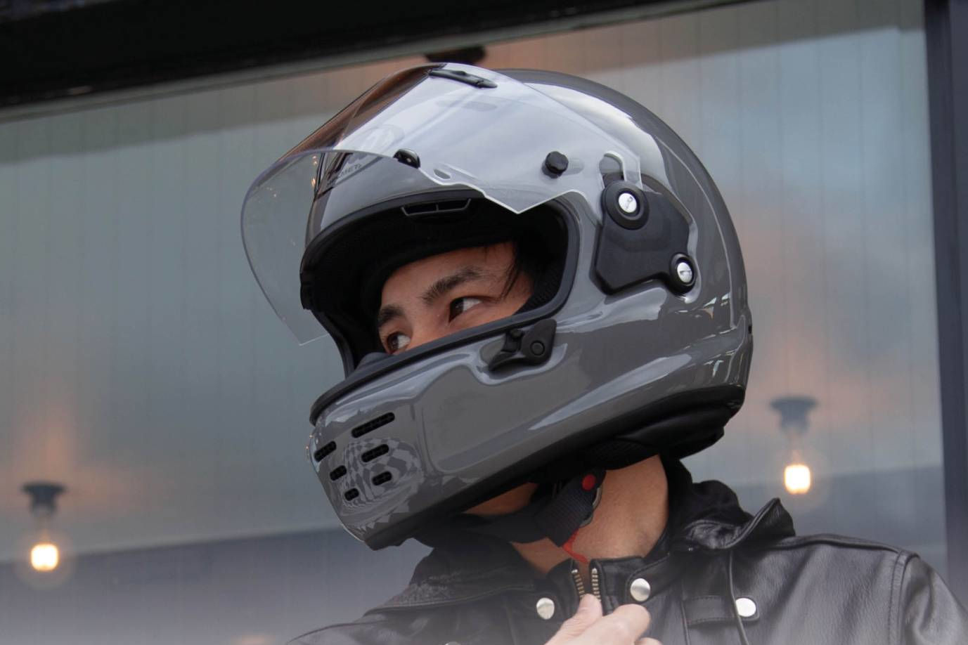 casque intégral vintage haute gamme Arai Concept XE