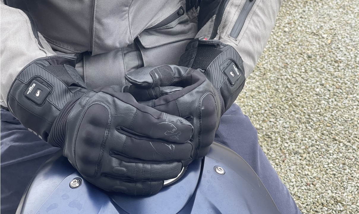 essai des gants chauffants furygan heat boreal