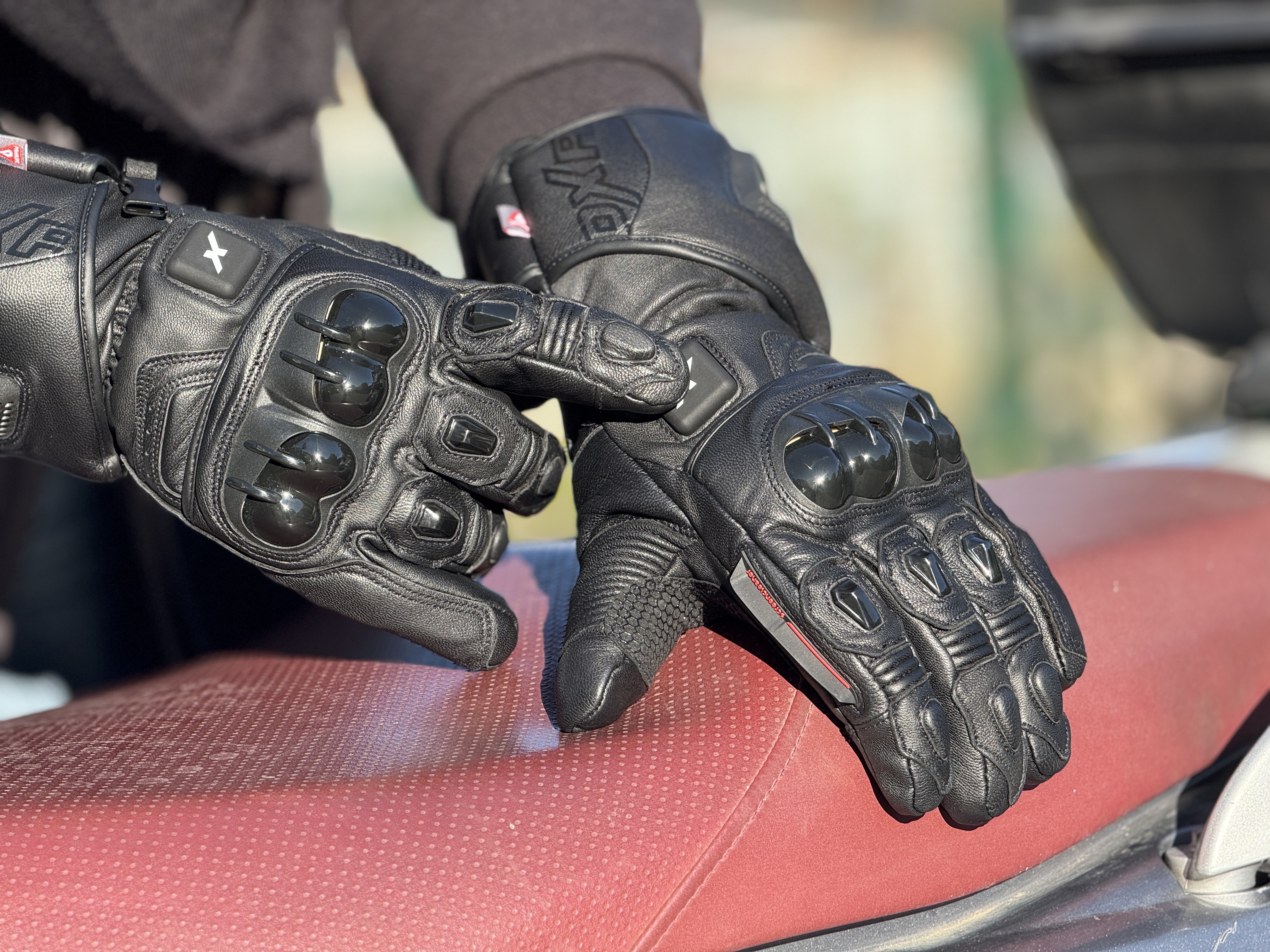 Essai gants moto chauffants DXR BORGATTI HEAT