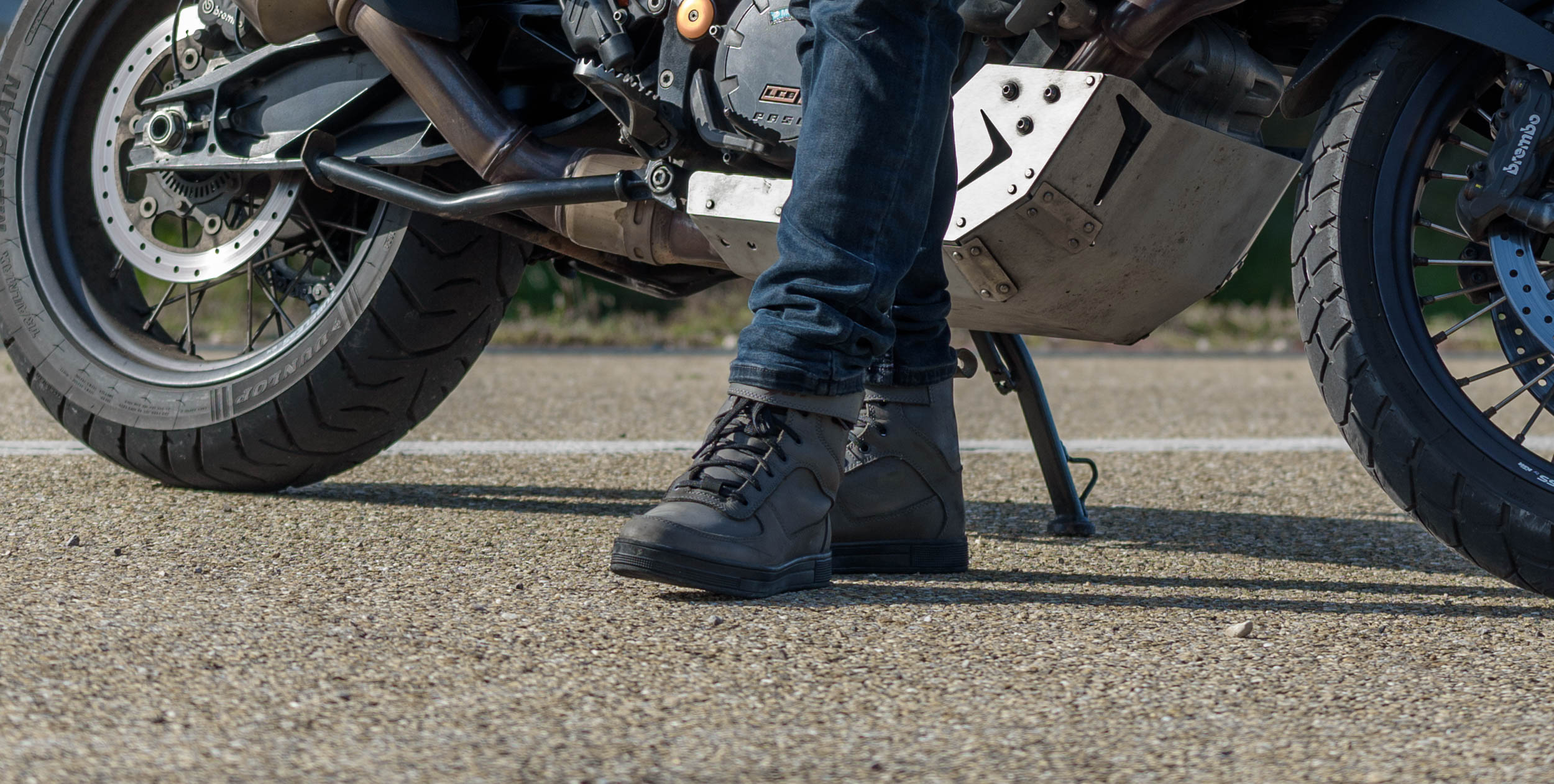 essai des baskets DXR Haltya pour Motoblouz 