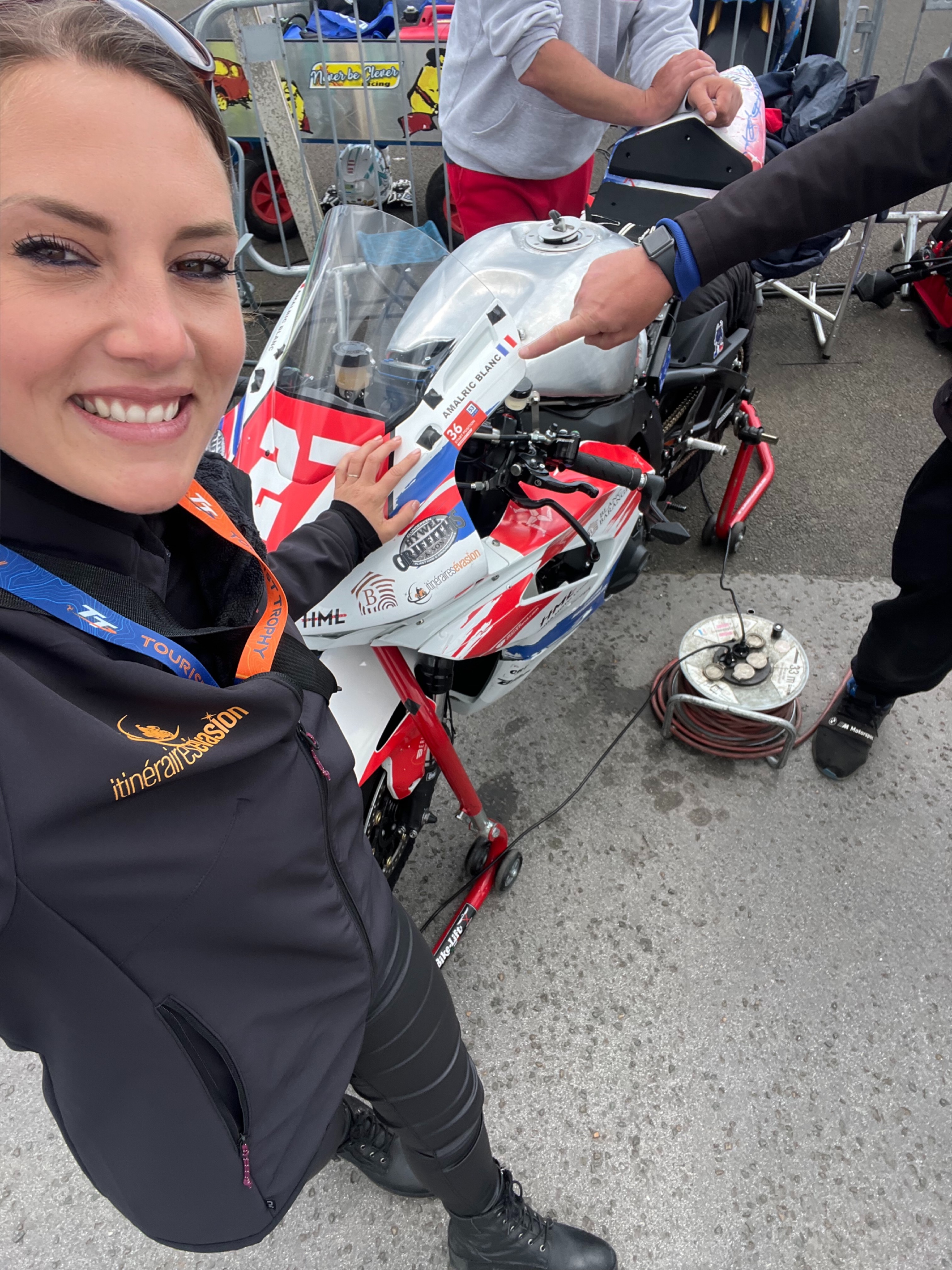 Arrivée sur l'île de Man pour le Tourist Trophy