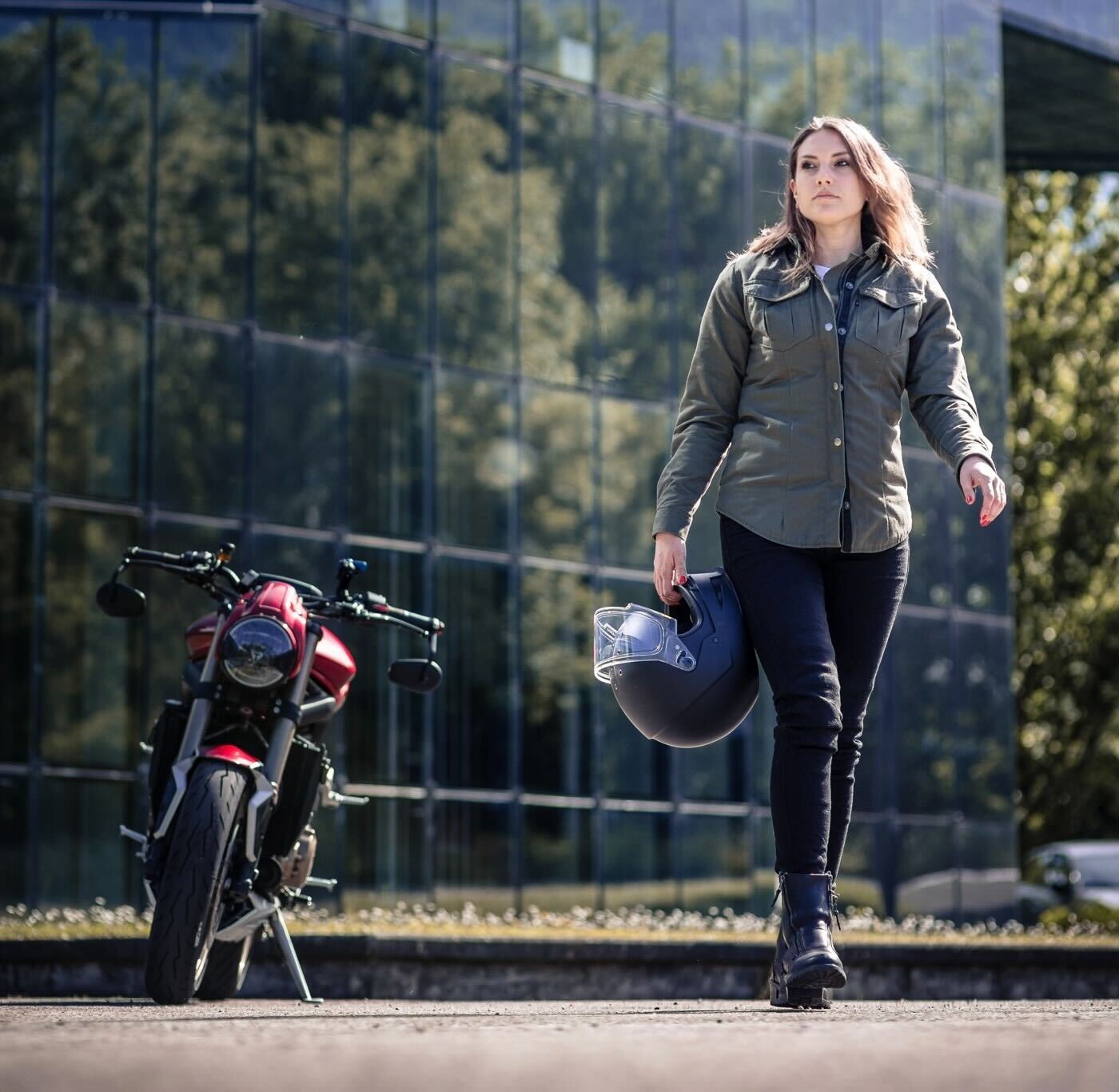 Test de la veste DXR EDLER LADY à moto